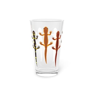 Ensatina Salamander Pint Glass