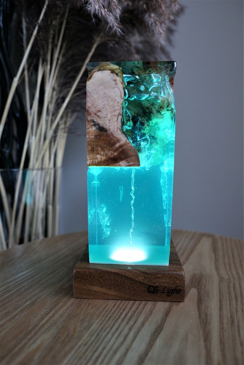 Resin Lamp, Night Light, Epoxy Lamp, Resin Night Light, Epoxy Resin