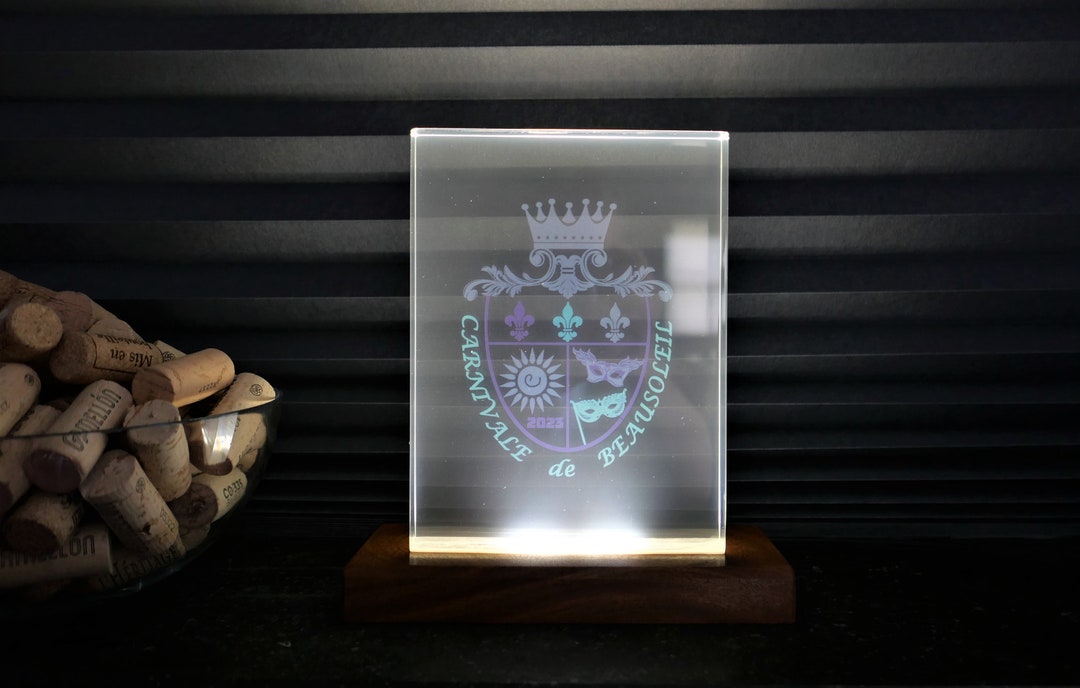 Resin Lamp With Logo Custom Logo Lamp Logo Night Lamp Epoxy Resin Lamp