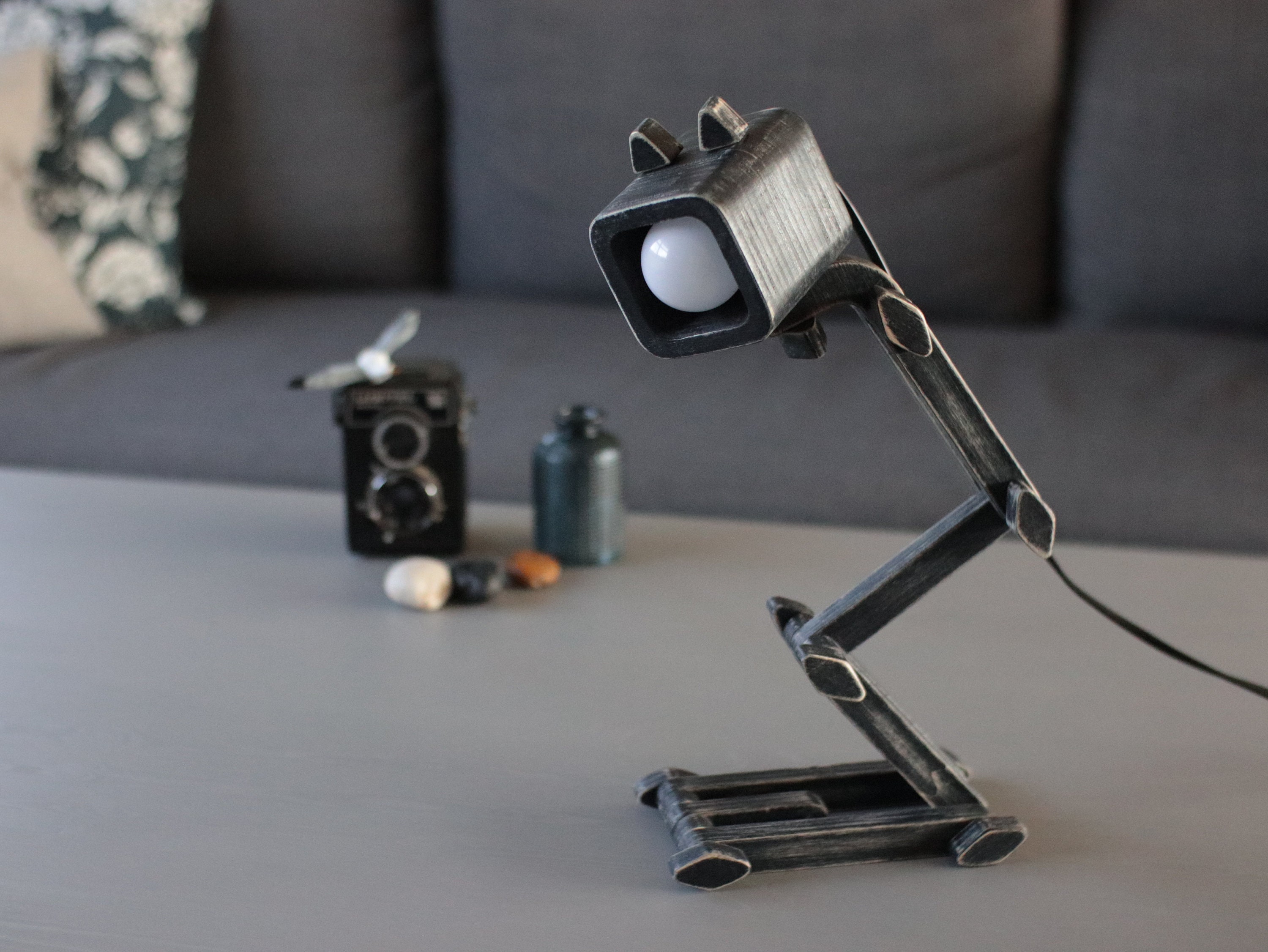 lampe De Lecture En Bois