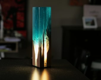 Night light | Epoxy Lamp | Resin Lamp | Resin Night Light | Epoxy Resin Lamp | Table Lamp | Custom Night Light | Resin light | Gifts for her