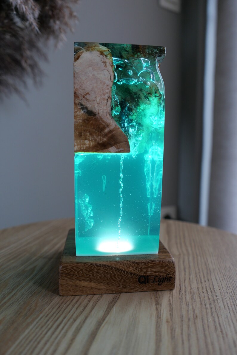 Resin Lamp, Night Light, Epoxy Lamp, Resin Night Light, Epoxy Resin
