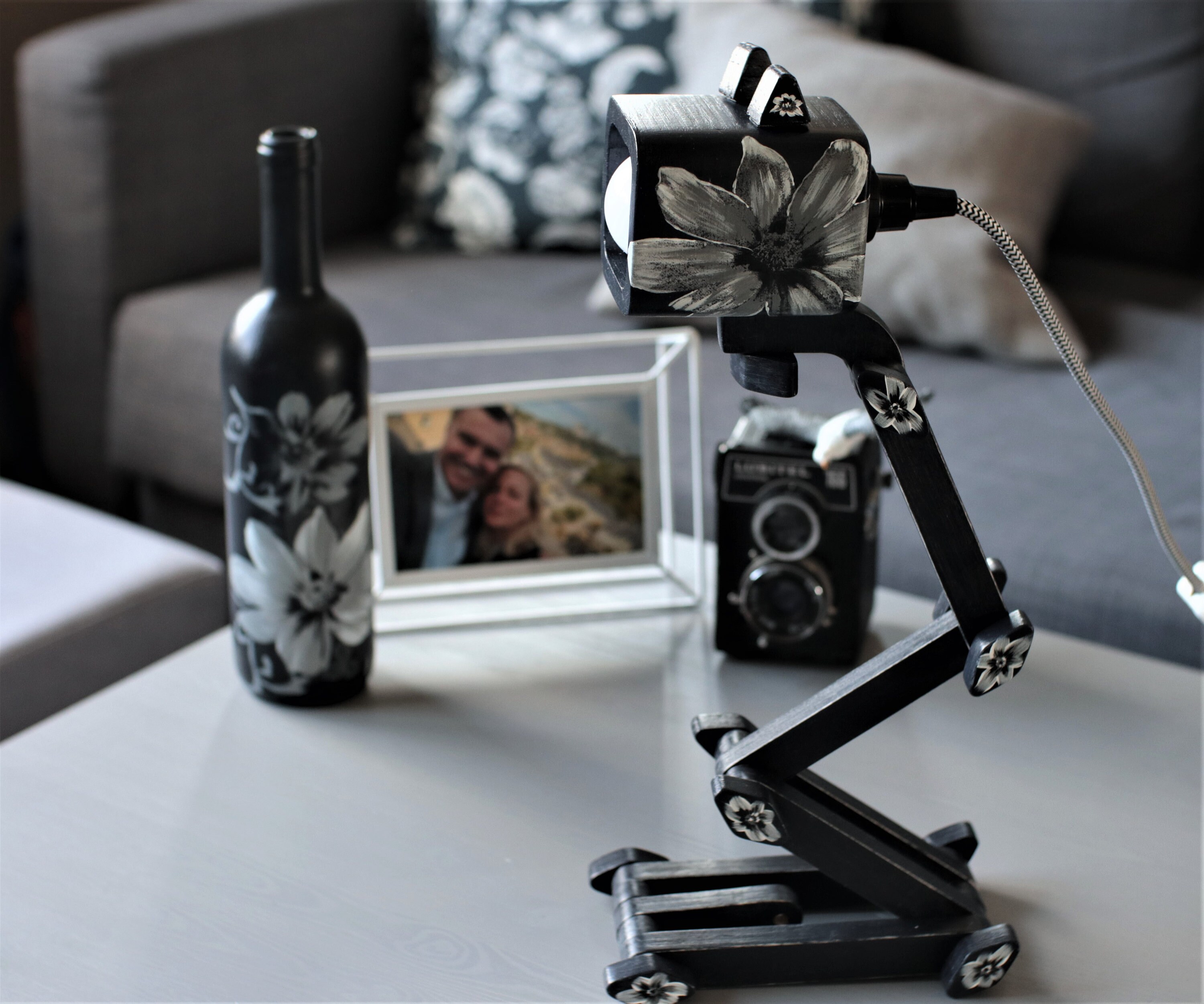 lampe De Table Noire