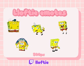 Funny Spongebob Meme Emotes for Twitch / Discord