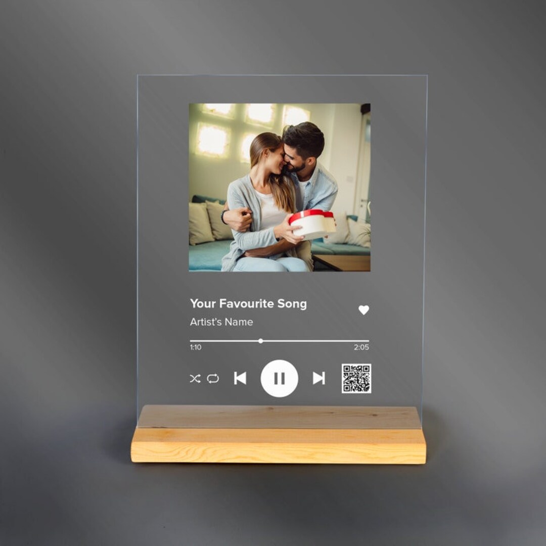 Song Plaque / Custom Music Plaque Glass Song Plaque Etsy UK