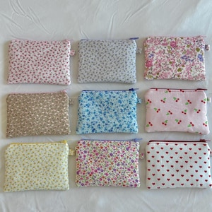 Monedero hecho a mano - Billetera pequeña - Tarjetero - Estuche con cremallera - Estuche para llavero - Accesorios para el automóvil - Estuche pequeño - Monedero para tarjetas