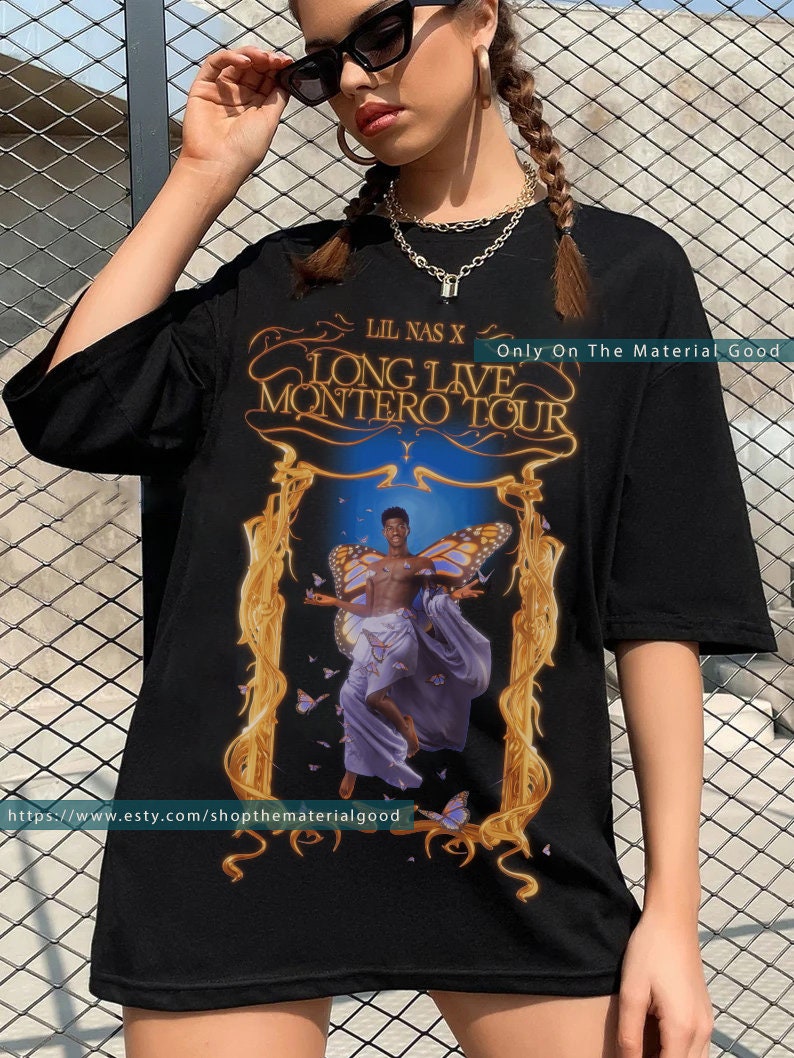 Discover Lil Nas X Long Live Montero 2022 Tour Hip Hop Rapper T-Shirt