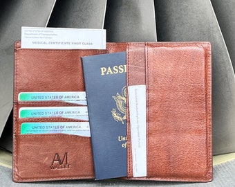 Pilot Matte Luxe VL Passport Wallet 