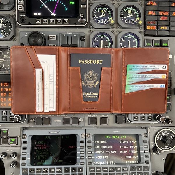 Lindbergh Pilot Passport Wallet