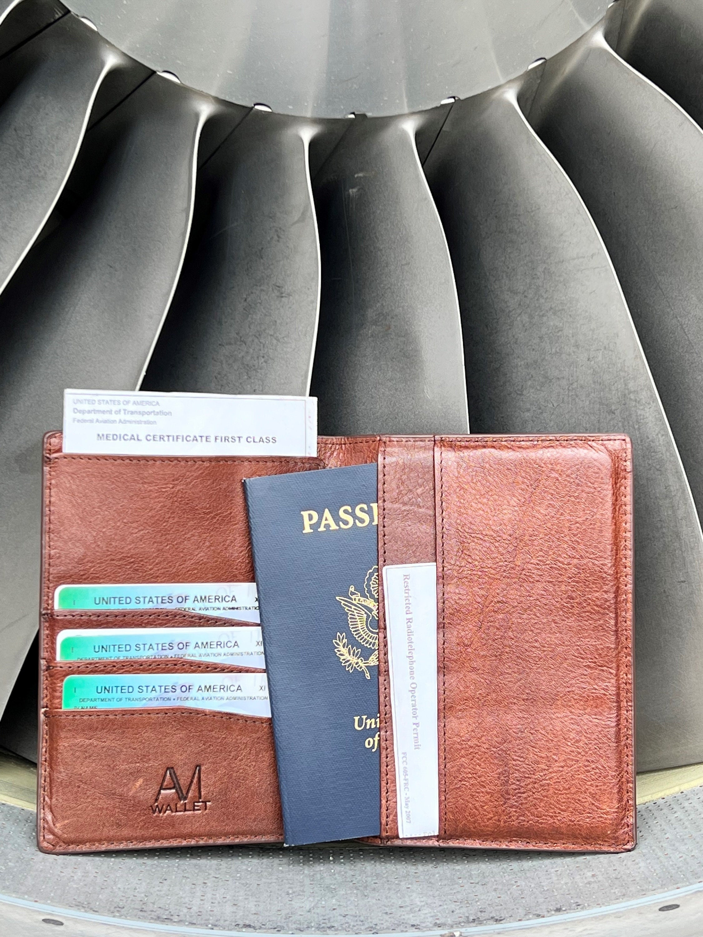 Pilot Matte Luxe VL Passport Wallet 