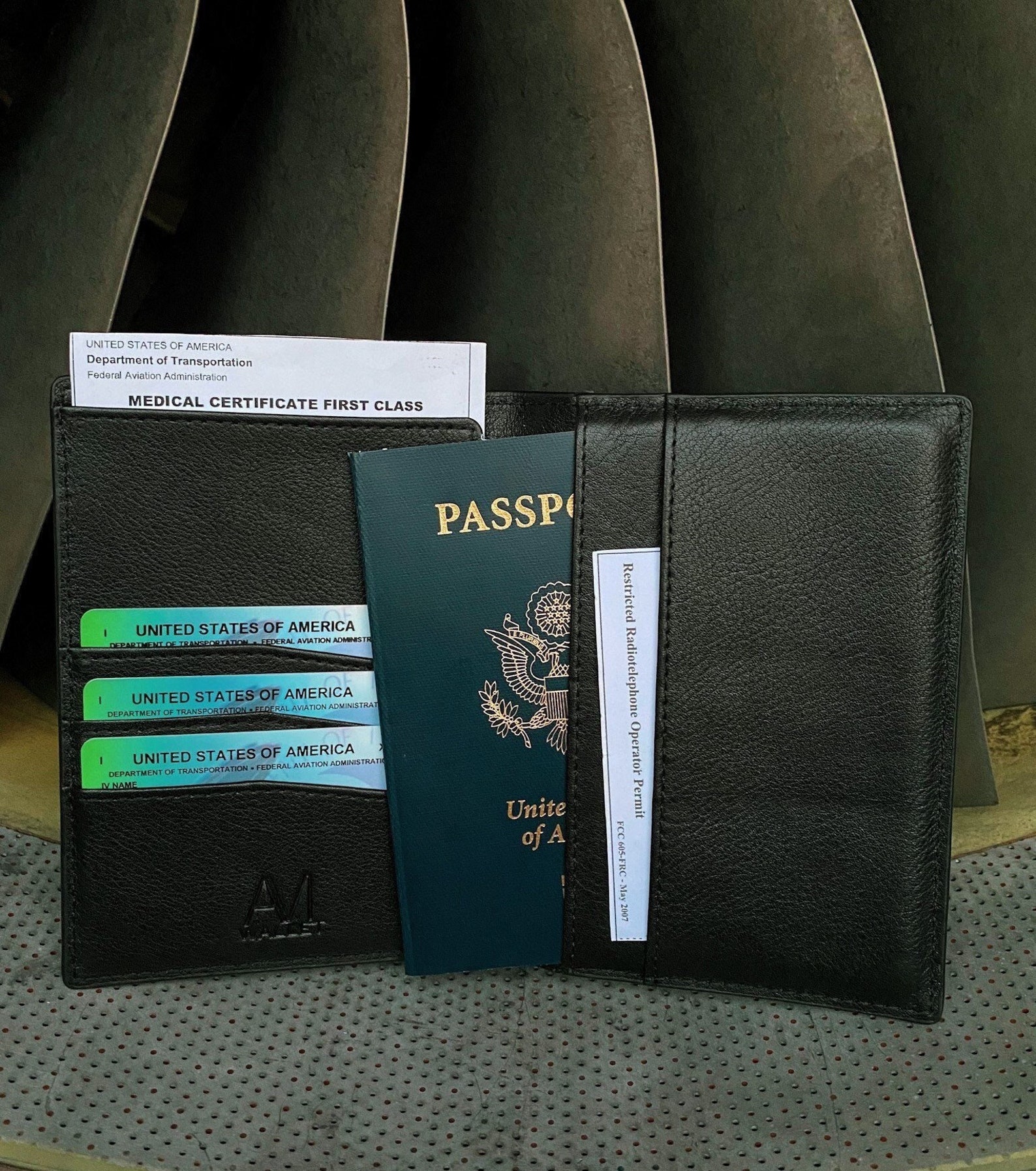 1903 Pilot Passport Wallet Etsy