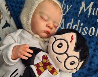 Personalized Wizard Baby Blanket – School of Magic Minky Blanket