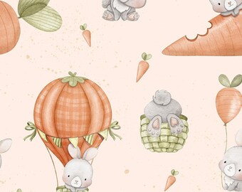 Couverture personnalisée pour bébé avec lapin et carotte, couverture pour bébé fille lapin, lapin Blaket pour bébé garçon, cadeau de shower de bébé lapin, couverture pour bébé Minky lapin