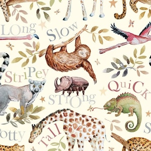 Safaridieren gepersonaliseerde deken, wilde dieren deken babyjongen, jungle babyshower cadeau, deken dierentuin kinderkamer, jungle wiegdeken