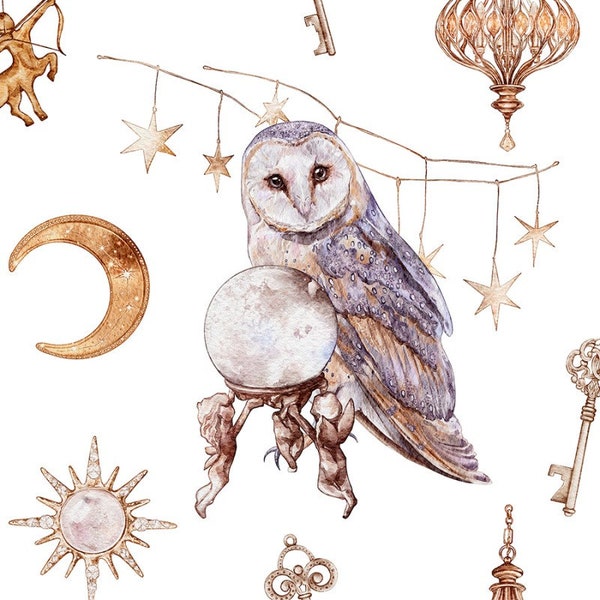 Couverture personnalisée pour bébé Magic Owl, couverture personnalisée pour cadeau de baby shower, literie de chambre d’enfant de l’école de magie, clé de couverture pour tout-petits, hibou amoureux