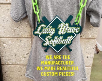 Custom Made Turnover Chains 1/4" Acrylic