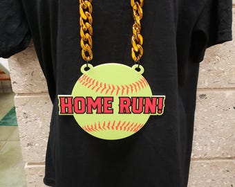 Home Run Turnover Chain Acrylic