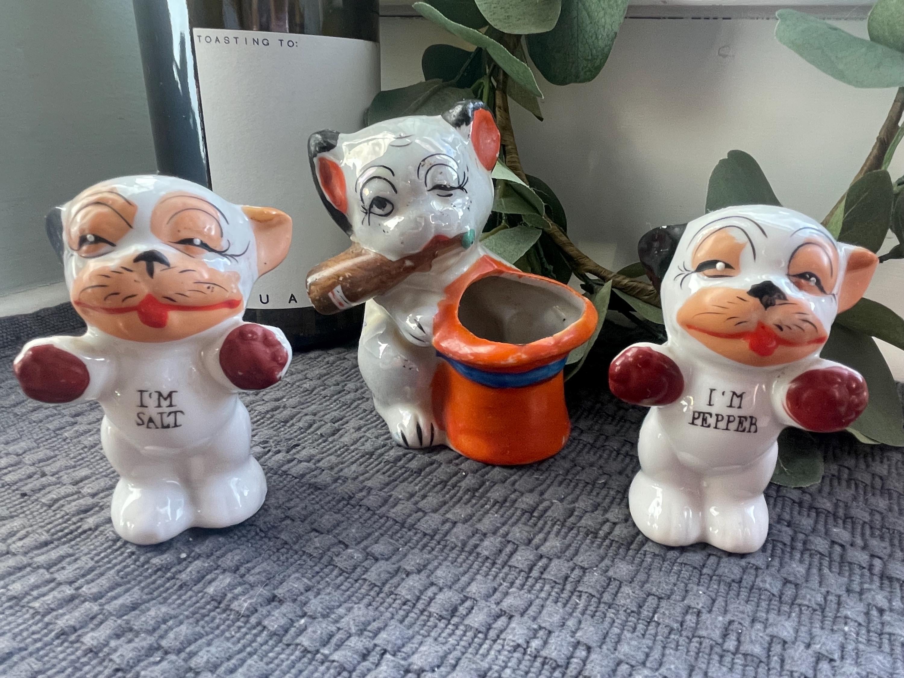 サトちゃん色の　ボンゾー　ボンゾ犬　bonzo ソルトアンドペッパー　& Bonzo Dog Salt Pepper - Etsy