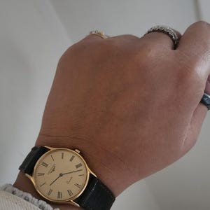 Longines Unisex Vintage 30.8mm Watch - Gold Plated Steel Round Quartz Face
