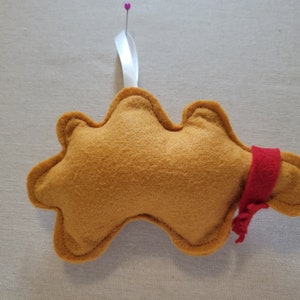 Dino nugget holiday ornaments