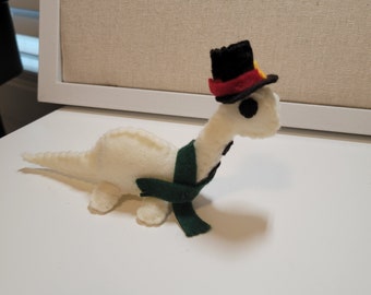 Snowman long neck dinosaur