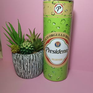 Tumbler personalizados/ tumbler dominicano/ Vaso con la servesa dominicana
