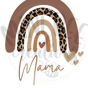 Pacchetto Design - Mama & Mini Rainbow Matching Sublimation Design