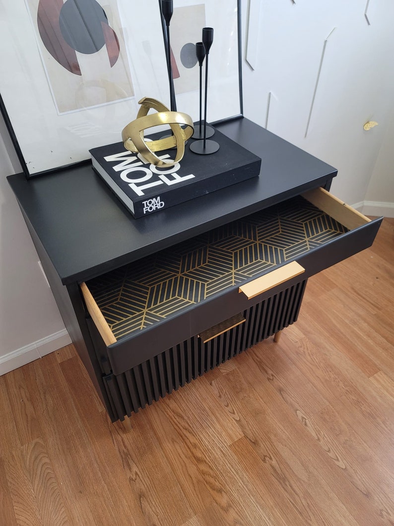 Refurbished Fluted Dresser PICK UP ONLY No Shipping Etsy