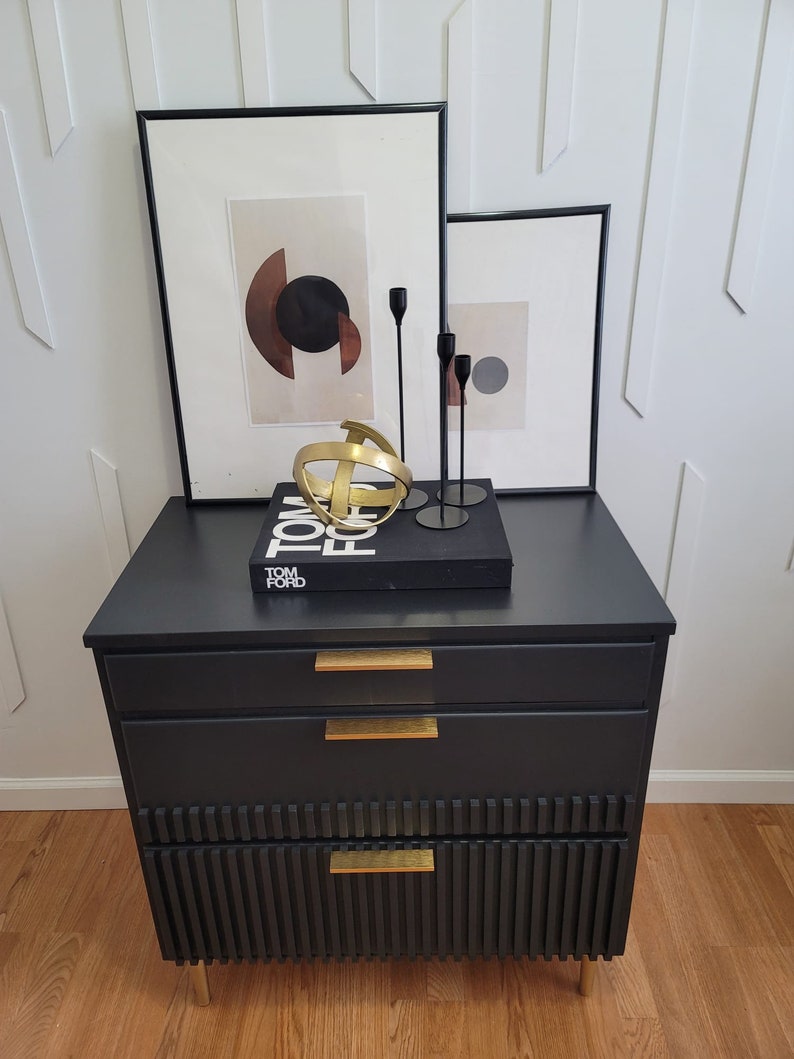 Refurbished Fluted Dresser PICK UP ONLY No Shipping Etsy