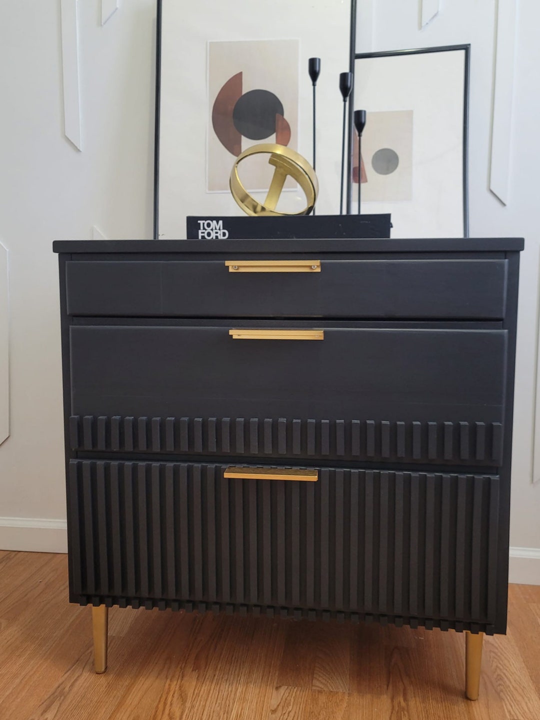 Refurbished Fluted Dresser PICK UP ONLY No Shipping Etsy