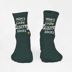 Mom&#39;s Lucky Green Bay Packers Socks in Team Colors