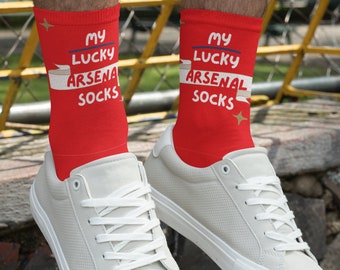 My Lucky Arsenal Socks (Team Colours)
