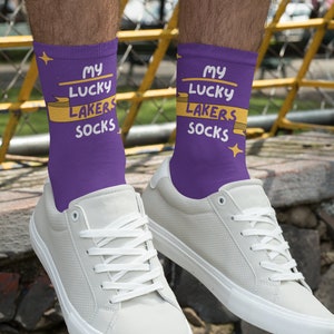 My Lucky Lakers Socks in Team Colors