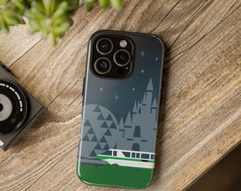 Monorail Green Disney Phone Case, Highway in the Sky