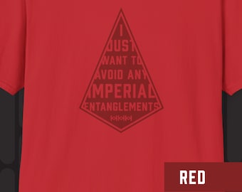 Imperial Entanglements Star Destroyer T-Shirt – Classic Sci-Fi Typography Graphic Tee