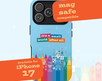 Disney Small World Phone Case, Tough MagSafe Compatible Cover