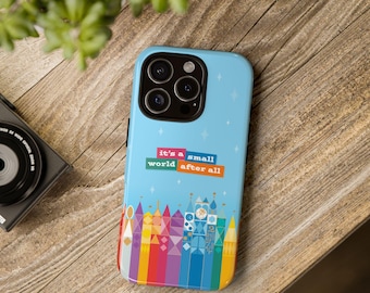 Funda para teléfono inspirada en Disney "It's a Small World": regalo para fans de los parques temáticos