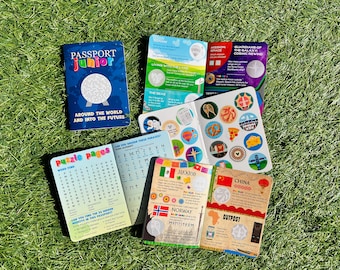 Passport Junior book with stickers