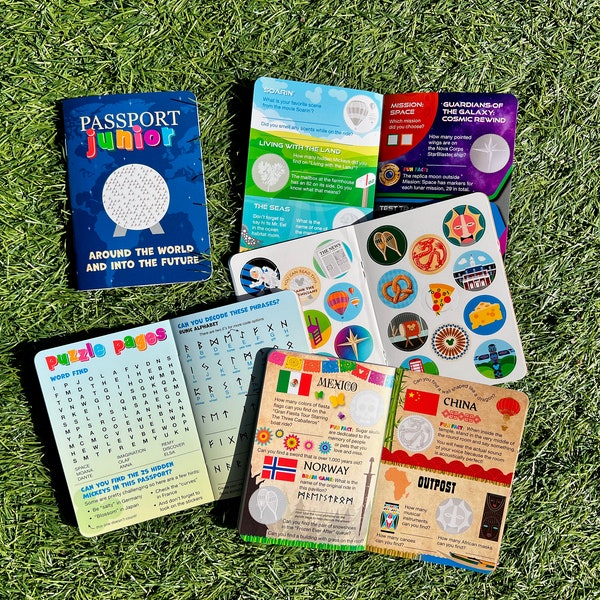 Passport Junior book with stickers