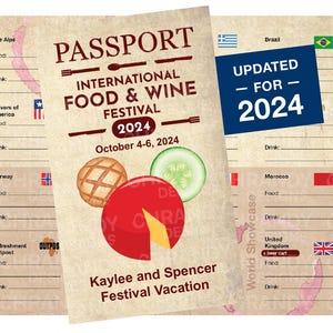 PRINTABLE PDF - 2024 Food and Wine Festival Passport