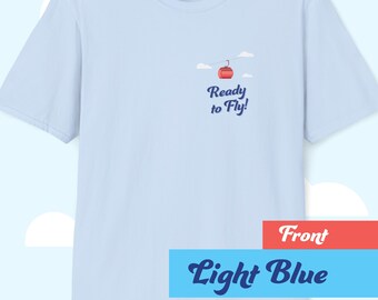 Ready to Fly Shirt, Skyliner Gondola Tee, Walt Disney World Park Outfit, Fan Gift