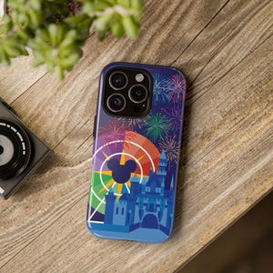 Phone Case - Disneyland / California Adventure Sleeping Beauty Castle, Pixar Pal-A-Round Design, Disney Park Inspired, Magical Phone Cover