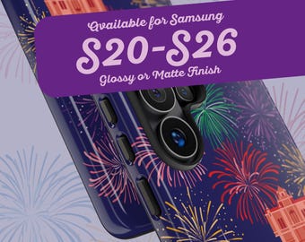 Walt Disney World-inspired Park Beacons Tough Samsung S-series case - Phone Case with Cinderella Castle Spaceship Earth, Samsung S20-26