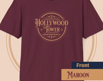 Tower Hotel Elevator Maintenance Co - Tee Tower of Terror Inspired Drop Ride Shirt