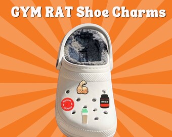 Gym Rat Shoe Charms