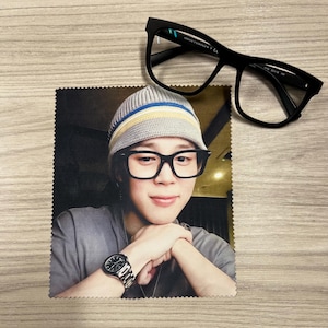 K-Pop Cleaning Cloth, Microfiber Glass Len, Bias Gift, Fan made Merch