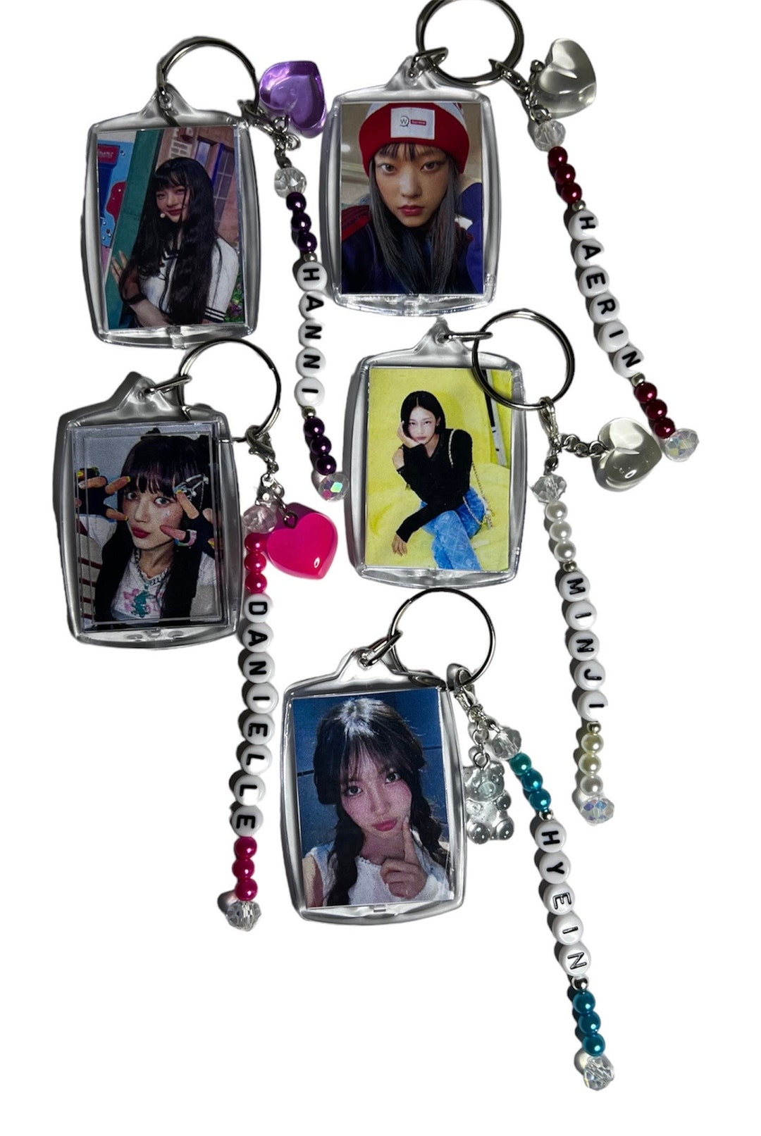 New Jeans Keychain, New Jeans Bunnies, Bias Keychain, Kpop Merch, Kpop