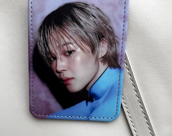 K‑Pop luggage tag, travel tag, Bias Gift, Fan made Merch