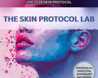 4-Week Skincare Routine Planner, Acne & Sensitive Skin Guide (Digital Download)