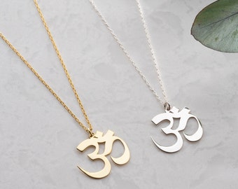Nur atmen Halskette Yoga Charm Halskette Meditation Halskette Spirituelle Anhänger Achtsamkeit Halskette Heilige Geometrie Yoga Halskette Om Symbol